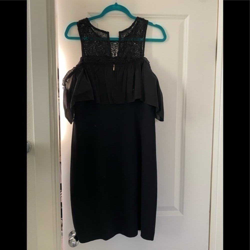 Trina Turk black evening dress.